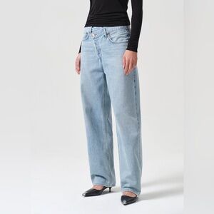 AGOLDE Criss Cross Upsized Jean in ‘Wired’